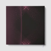 Mis Quince Años Guest Book | Elegant Green & Gold  ゲストブック (裏面)