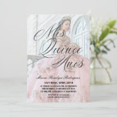 Mis Quince Años Modern 2 Photo Quinceañera  招待状 (スタンド正面)