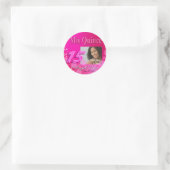 Mis Quince Iフォトパーティーシール ラウンドシール (バッグ)