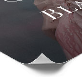 Mis Quince Quinceanera welcome sign with photo ポスター (角)