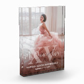 MIS XVアニョスキンセアニラキープサケ15誕生日 フォトブロック (左)