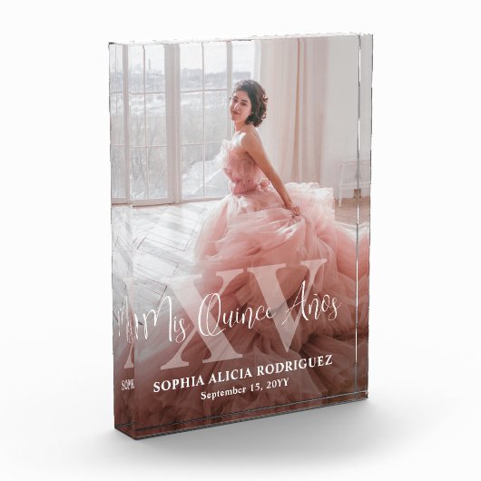 MIS XVアニョスキンセアニラキープサケ15誕生日 フォトブロック (左)