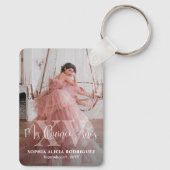 Mis XVアニョスキンセアニラ15誕生日シック2写真 キーホルダー (裏面)