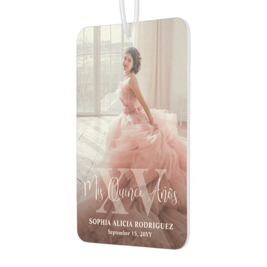 Mis XVアニョスキンセアニラ15誕生日2フォトカー カーエアーフレッシュナー (左)