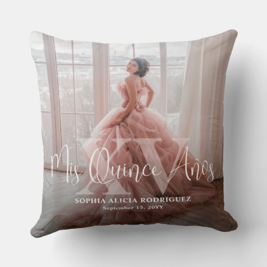 Mis XVアニョスシックモダンフォトキンセアニラKeepsake クッション (裏面)