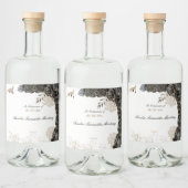 MIS XVアニョス酒ラベルブラック&金ゴールド リキュールボトルラベル (ボトル)