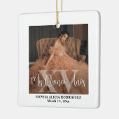 Mis XVアニョス2写真キンセアニラモダンKeepsake セラミックオーナメント (左)