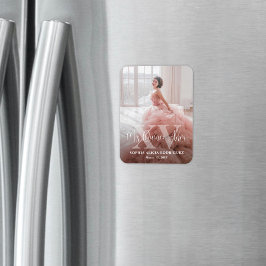 Mis XVアニョス・キンセアニラ写真15th Birthday Party マグネット