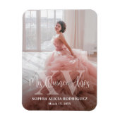 Mis XVアニョス・キンセアニラ写真15th Birthday Party マグネット (縦)