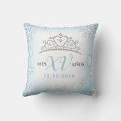 Mis XVウィンターワンダーランドキンセアニラクラウンピロー クッション (裏面)