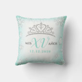 Mis XVウィンターワンダーランドキンセアニラクラウンピロー クッション (裏面)