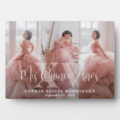 Mis XV Años Quinceañera 3 Photo Collage Birthday フォトプラーク (正面)