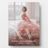 Mis XV Años Quinceañera Photo 15th Birthday フォトプラーク (正面)