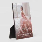 Mis XV Años Quinceañera Photo 15th Birthday フォトプラーク (側面)