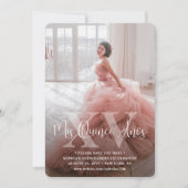 Mis XV Quinceaenera 4モダン写真15誕生日 セーブザデート (正面)