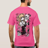Misa Gótica Chica Anime Tシャツ (裏面)