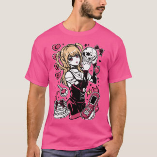 Misa Gótica Chica Anime Tシャツ