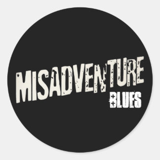 misadventurelogo, BLUES ラウンドシール