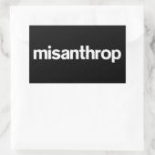 Misanthrop Box Sticker 長方形シール (バッグ)