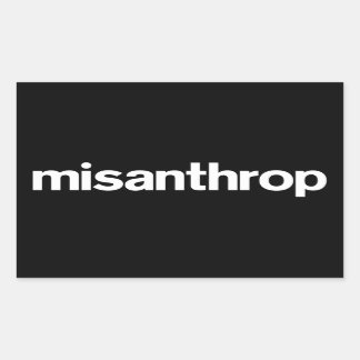 Misanthrop Box Sticker 長方形シール