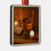 Miscellaneous - Sauna Objects Patterns Nineteen メタルオーナメント (右)