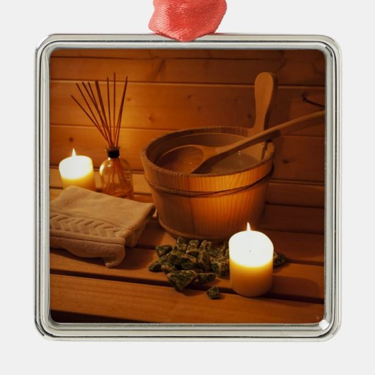 Miscellaneous - Sauna Objects Patterns Nineteen メタルオーナメント (正面)