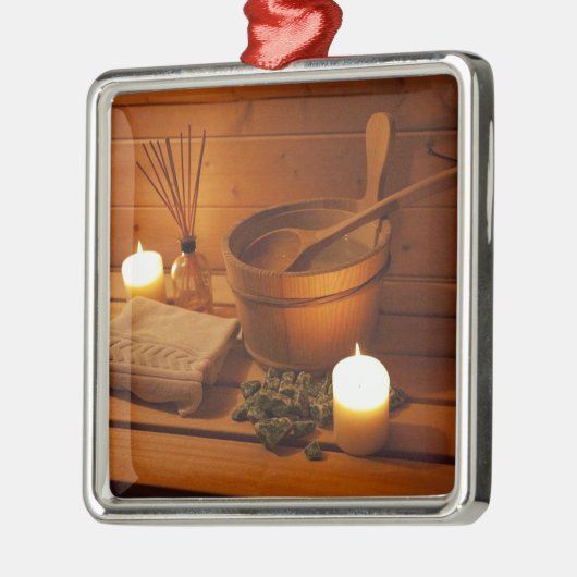 Miscellaneous - Sauna Objects Patterns Nineteen メタルオーナメント (左)