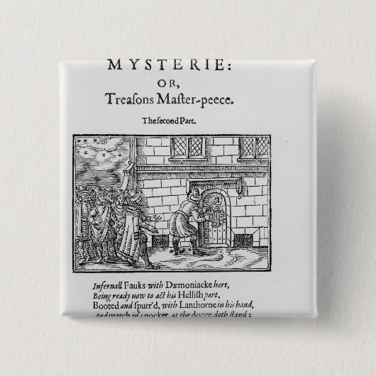 「Mischeefes Mysterieか反逆へのとびら 缶バッジ (正面)