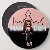 Mischief - Mandemコレクション – SVBK- SILVERBCKK TTV 缶バッジ (正面&裏面)