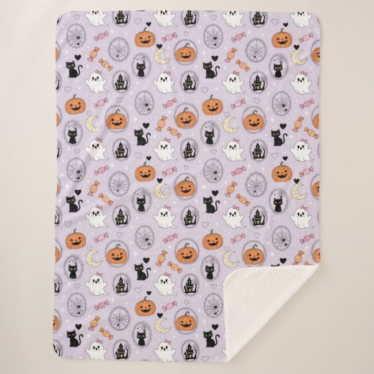 Mischief & Moonlit Whimsy シェルパブランケット (正面)