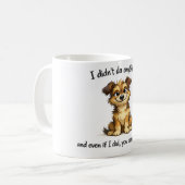 Mischievous Dog Mug コーヒーマグカップ (正面左)