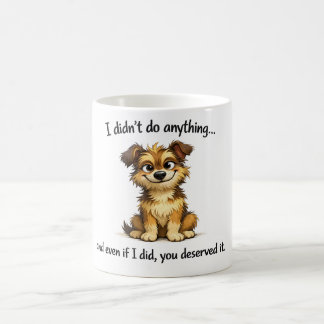 Mischievous Dog Mug コーヒーマグカップ