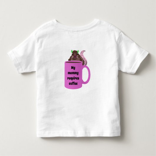 Mischievous Squirrel #366 Toddler トドラーTシャツ (裏面)