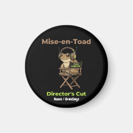 Mise-en-Toad Director’s Cut Cinema Pun Toad Art マグネット