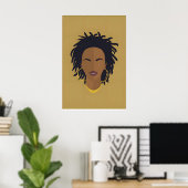 Miseducation Inspired Original Icon Design Print ポスター (ホームオフィス)