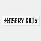 Misery Guts バンパーステッカー (正面)