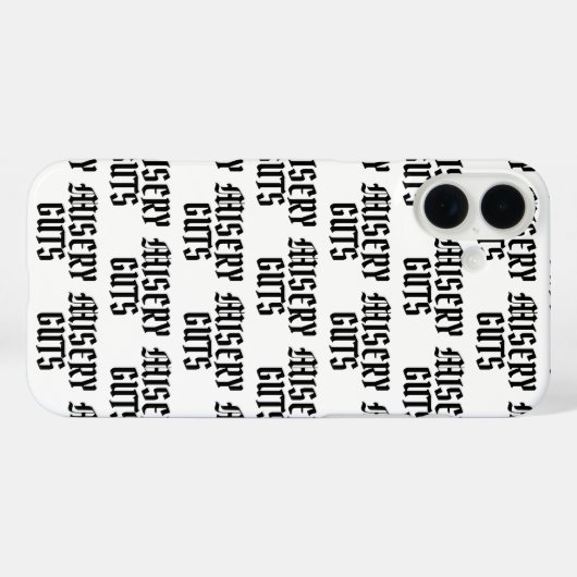 Misery Guts Case-Mate iPhoneケース (裏面 (横))
