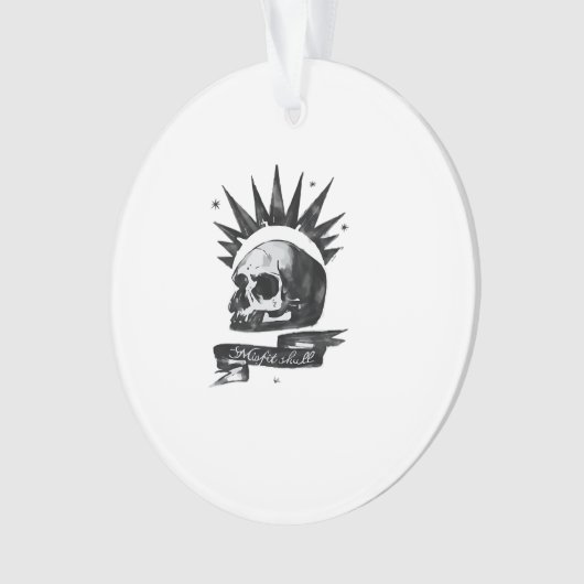 Misfit Skull Creative Character ArAcrylic Ornament オーナメント (正面)