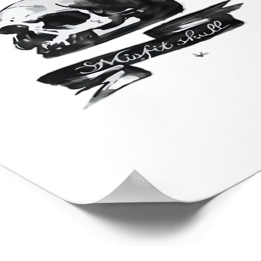 Misfit Skull Creative Character Art Style  ポスター (角)