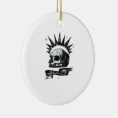 Misfit Skull Creative Character Art Style Ornament セラミックオーナメント (右)