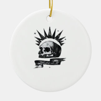 Misfit Skull Creative Character Art Style Ornament セラミックオーナメント