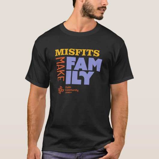 Misfits Make Family Dark T-shirt Tシャツ (正面)