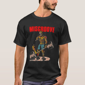 Misgroove Gym Weightlifting Bodybuilding Fitness W Tシャツ