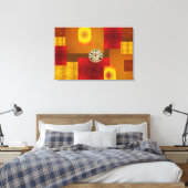 Mish Mosh Tick Tock Stretted Canvas Print キャンバスプリント (インサイチュ (寝室))