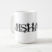 MISHAORU LOGO MUG コーヒーマグカップ (正面左)
