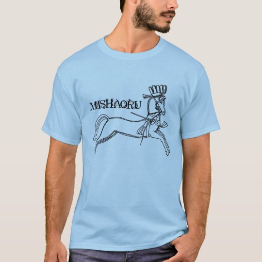 MISHAORU LOGO T "SKY" Tシャツ