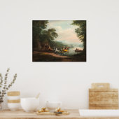 Mishap at the Ford - Alvan Fisherファインアート ポスター (キッチン)