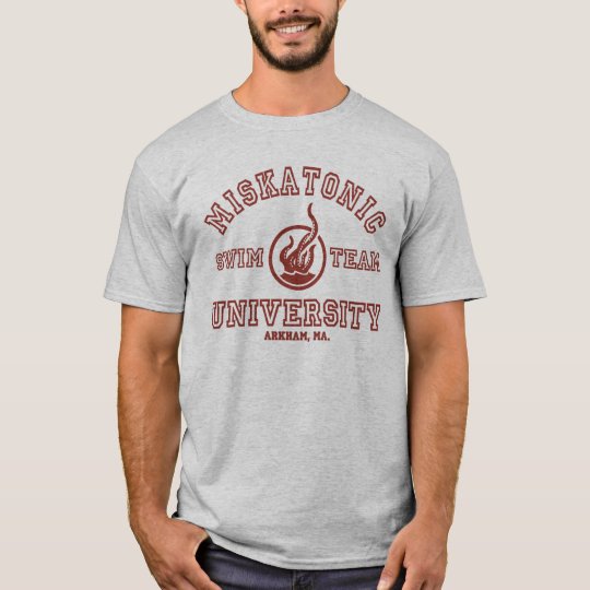 Miskatonicの水泳チームtシャツ Tシャツ Zazzle Co Jp