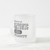 Miskatonic大学 フロストグラスマグカップ (正面左)