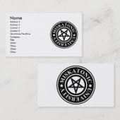 MISKATONIC大学 名刺 (正面/裏面)